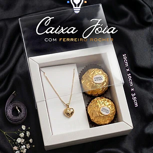 ARQUIVO DE CORTE MOLDE CAIXA FERREIRO ROCHER E CORDÃO / DOCES (STUDIO E PDF)