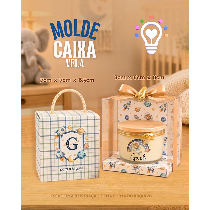ARQUIVO DE CORTE MOLDE DE CAIXA PARA VELAS DECORADAS (STUDIO E PDF) 1