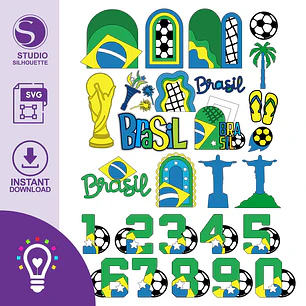 ARQUIVO DE CORTE PAINÉIS COPA DO MUNDO (STUDIO E SVG)
