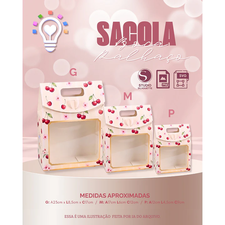 ARQUIVO DE CORTE CAIXA BOCA PALHAÇO (STUDIO E PDF) 1