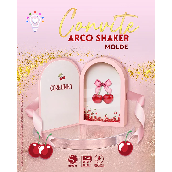 ARQUIVO DE CORTE CONVITE ARCO SHAKER(STUDIO E SVG) 1