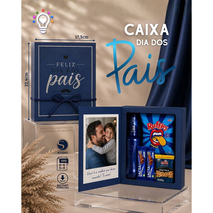 ARQUIVO DE CORTE CAIXA DIA DOS PAIS PRESENTE (STUDIO E SVG) 1