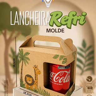ARQUIVO DE CORTE LANCHEIRINHA MALETA COM REFRIGERANTE (STUDIO E SVG)