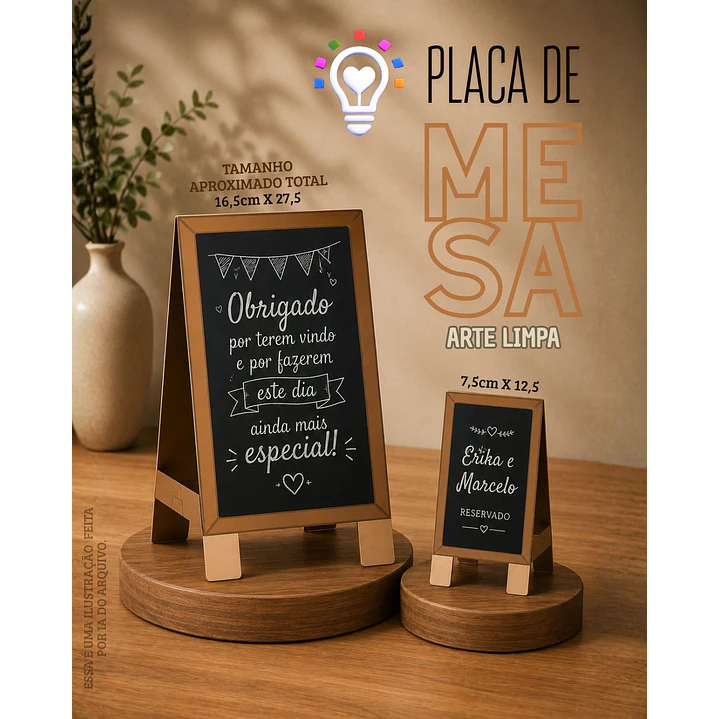 ARQUIVO DE CORTE PLAQUINHA DE MESA (STUDIO E SVG) 1