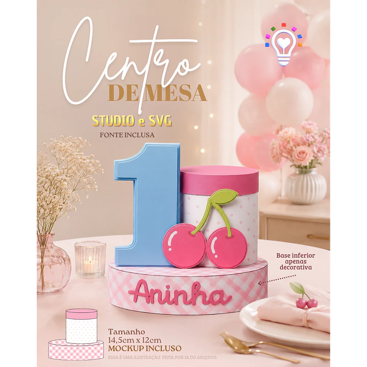 ARQUIVO DE CORTE CENTRO DE MESA (STUDIO E SVG) 1