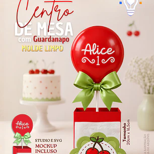 ARQUIVO DE CORTE CENTRO DE MESA STUDIO E SVG)