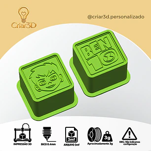 ARQUIVO IMPRESSÃO 3D EJETOR DE BRIGADEIRO BEN 10 / BEN10 (Formato 3mf)