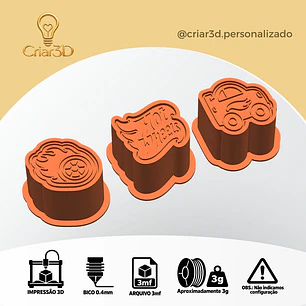 ARQUIVO IMPRESSÃO 3D EJETOR DE BRIGADEIRO HOTWHEELS (Formato 3mf)