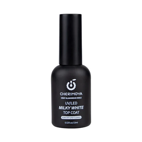 MILKY WHITE TOP COAT 15ML CHERIMOYA