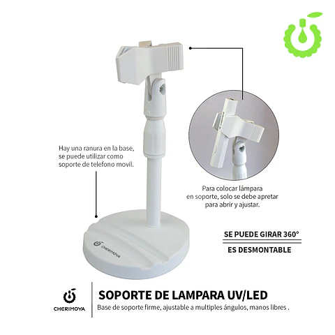 SOPORTE PARA LAMPARA TIPO LINTERNA