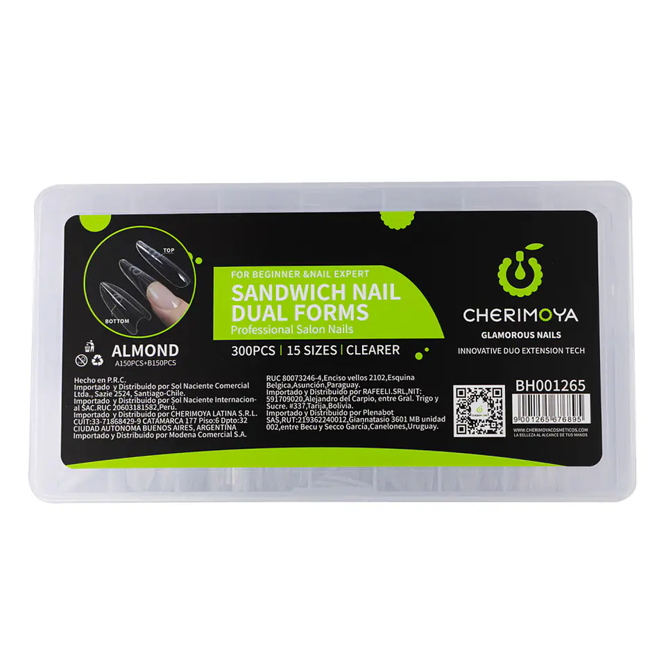 MOLDES DUAL SYSTEM SANDWICH ALMOND X 300 PIEZAS CHERIMOYA 1