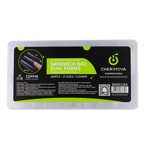 MOLDES DUAL SYSTEM SANDWICH COFFIN X 300 PIEZAS CHERIMOYA