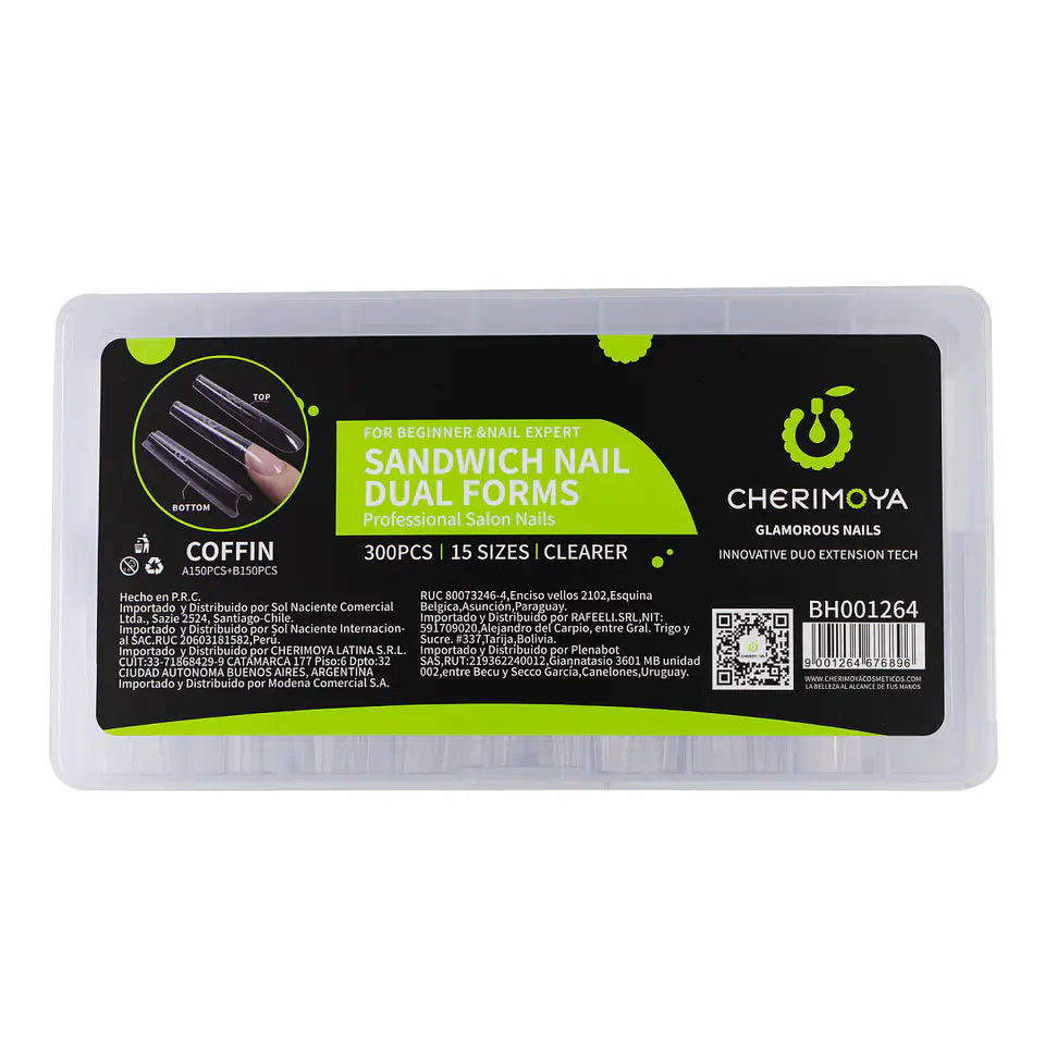 MOLDES DUAL SYSTEM SANDWICH COFFIN X 300 PIEZAS CHERIMOYA 1