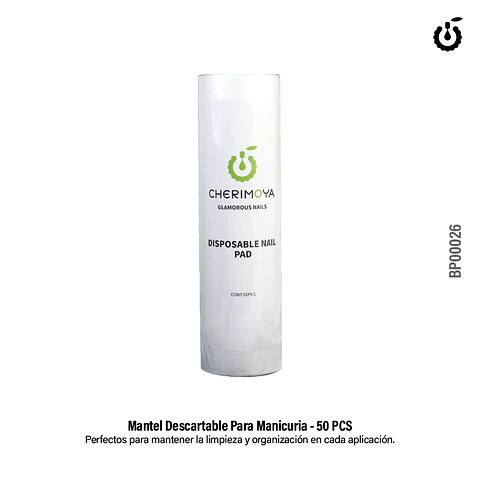 MANTEL O PAPEL DESCARTABLE PARA MANICURISTA CHERIMOYA