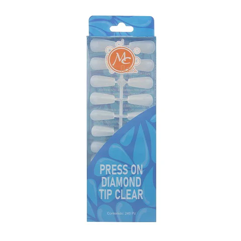 TIPS PRESS ON DIAMOND TRANSPARENTE MC