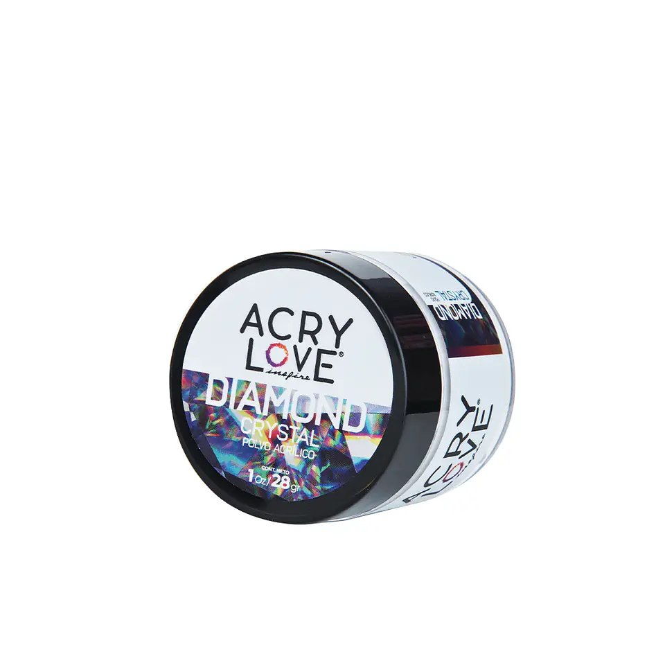 POLVO ACRILICO DIAMOND TRANSPARENTE 1OZ ACRYLOVE 1