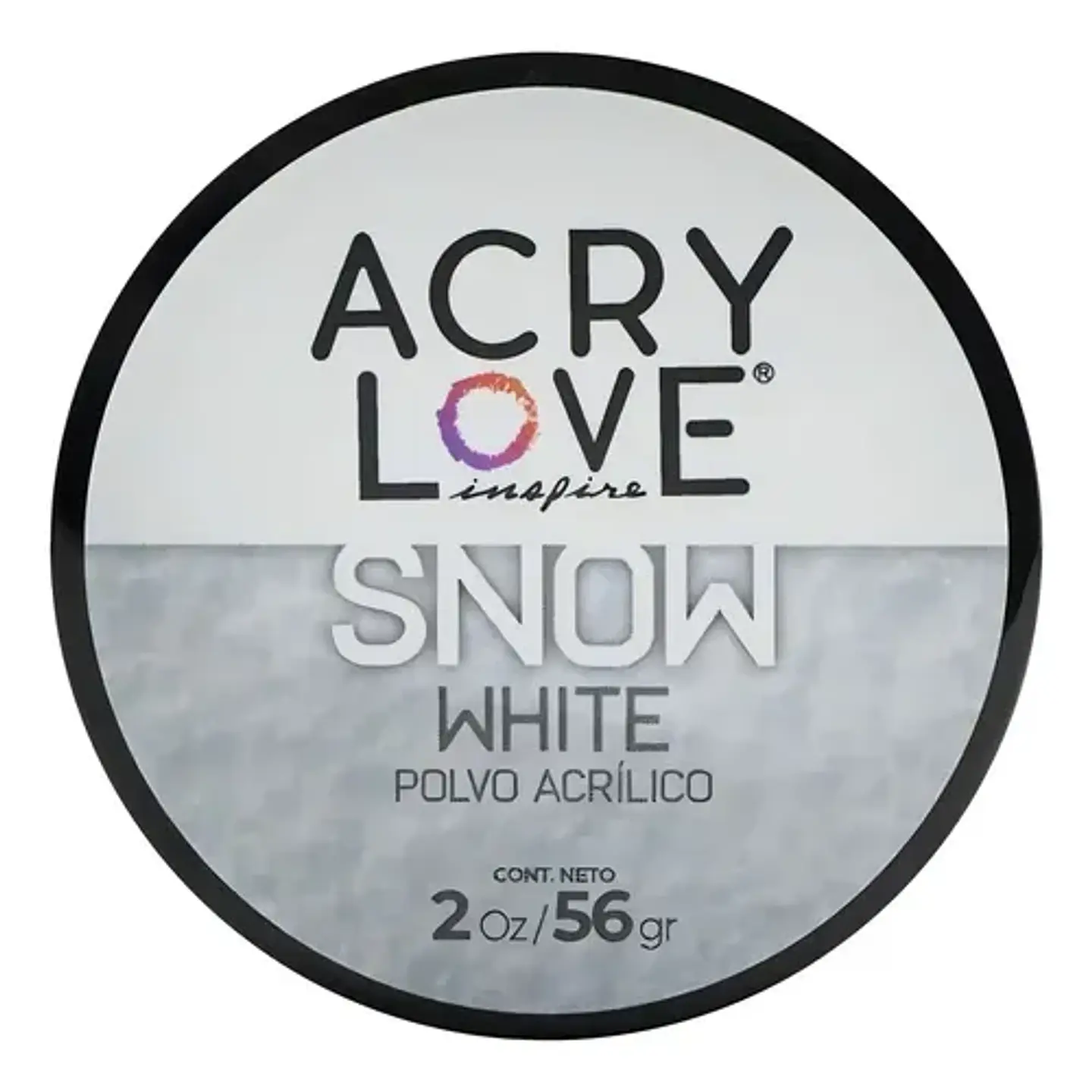 POLVO ACRILICO SNOW BLANCO 2OZ ACRYLOVE 1