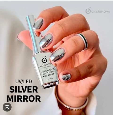 GEL POLISH SILVER MIRROR CHERIMOYA