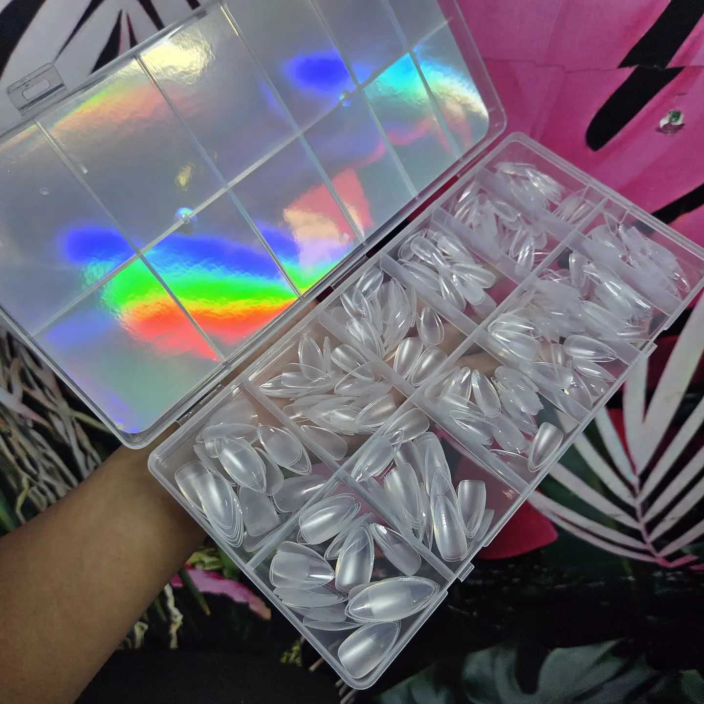 SOFT GEL ALMOND TIPS AS FASHION 500 PCS  2