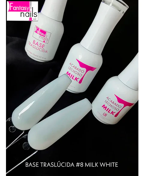 BLANCO LECHOSO FANTASY NAILS 