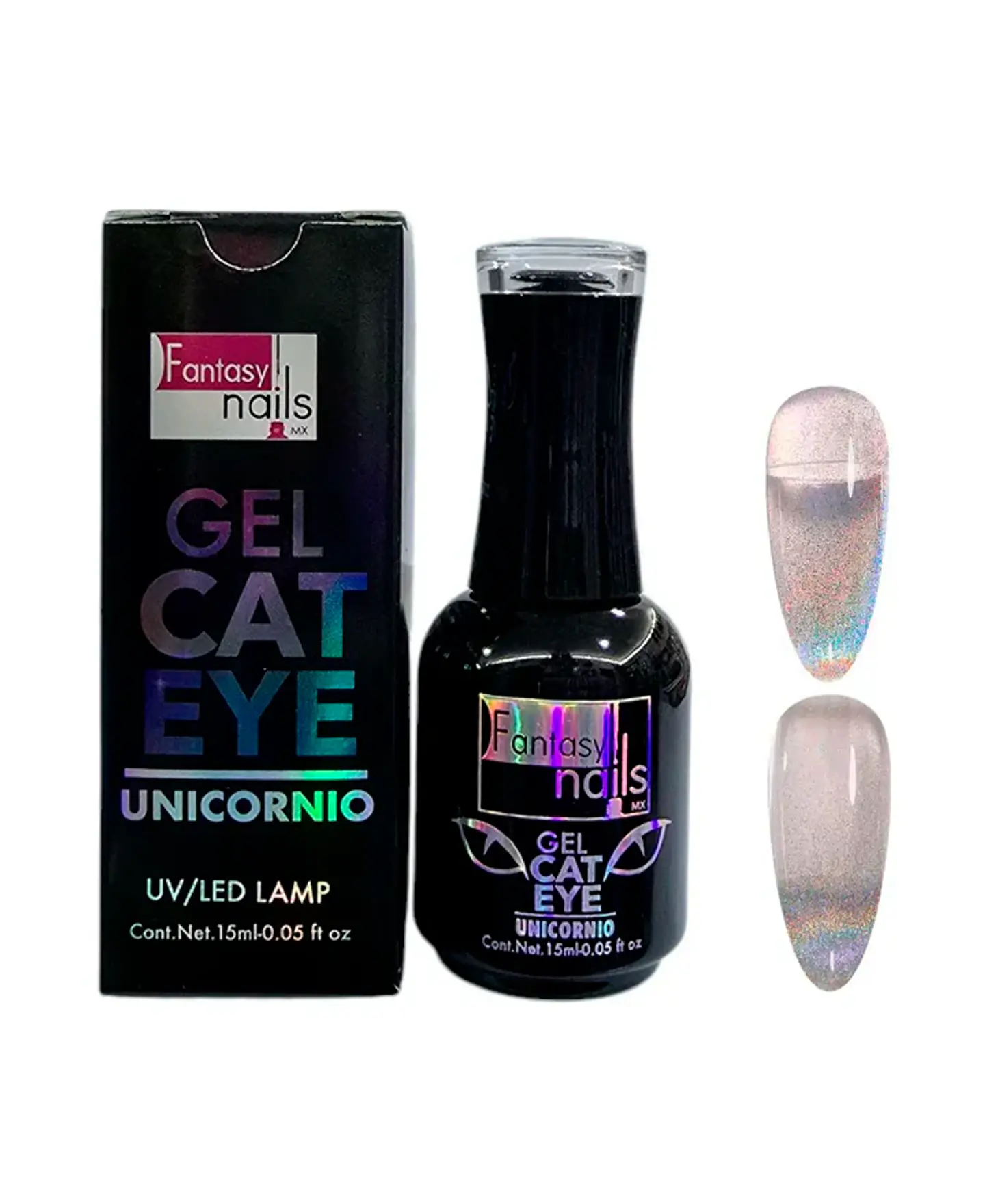 OJO DE GATO UNICORNIO FANTASY NAILS  1