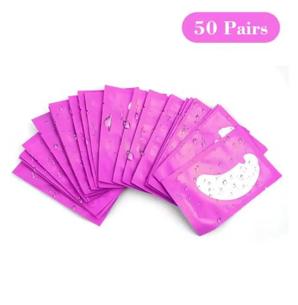 PARCHES DE HIDROGEL PARA PESTAÑAS X 50 UNIDADES  1