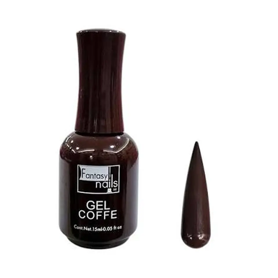 GEL POLISH COFFE FANTASY NAILS 1