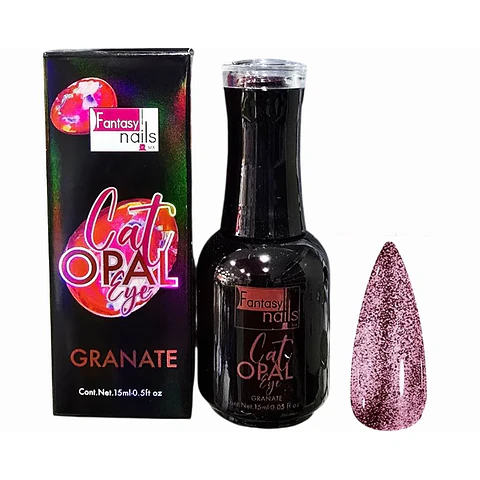 CAT EYE OPAL GRANATE FANTASY NAILS