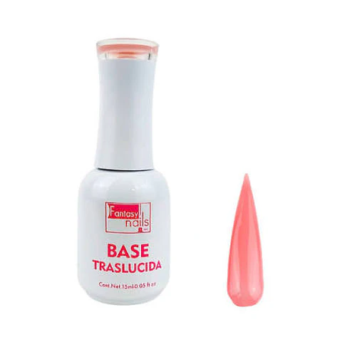 BASE TRASLUCIDA PEACH FANTASY NAILS