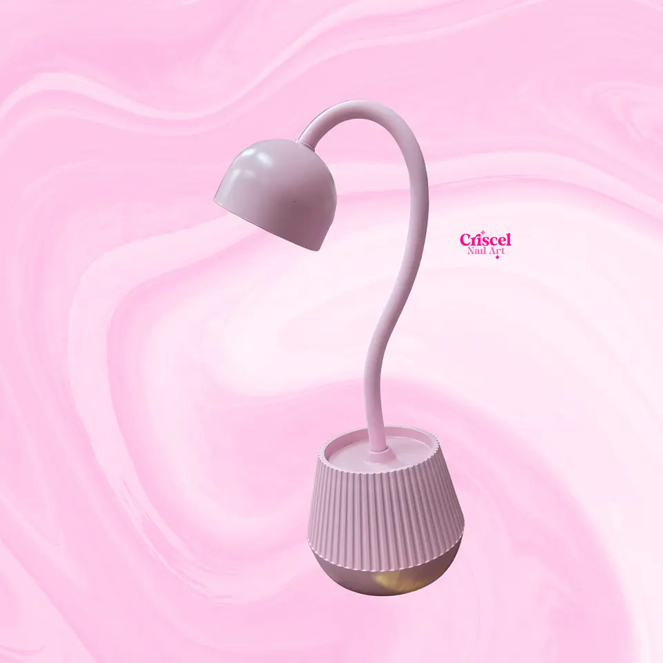 LAMPARA FLOR DE LOTO ROSA 1