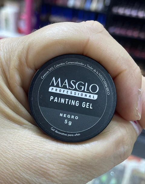 PAINTING GEL NEGRO MASGLO