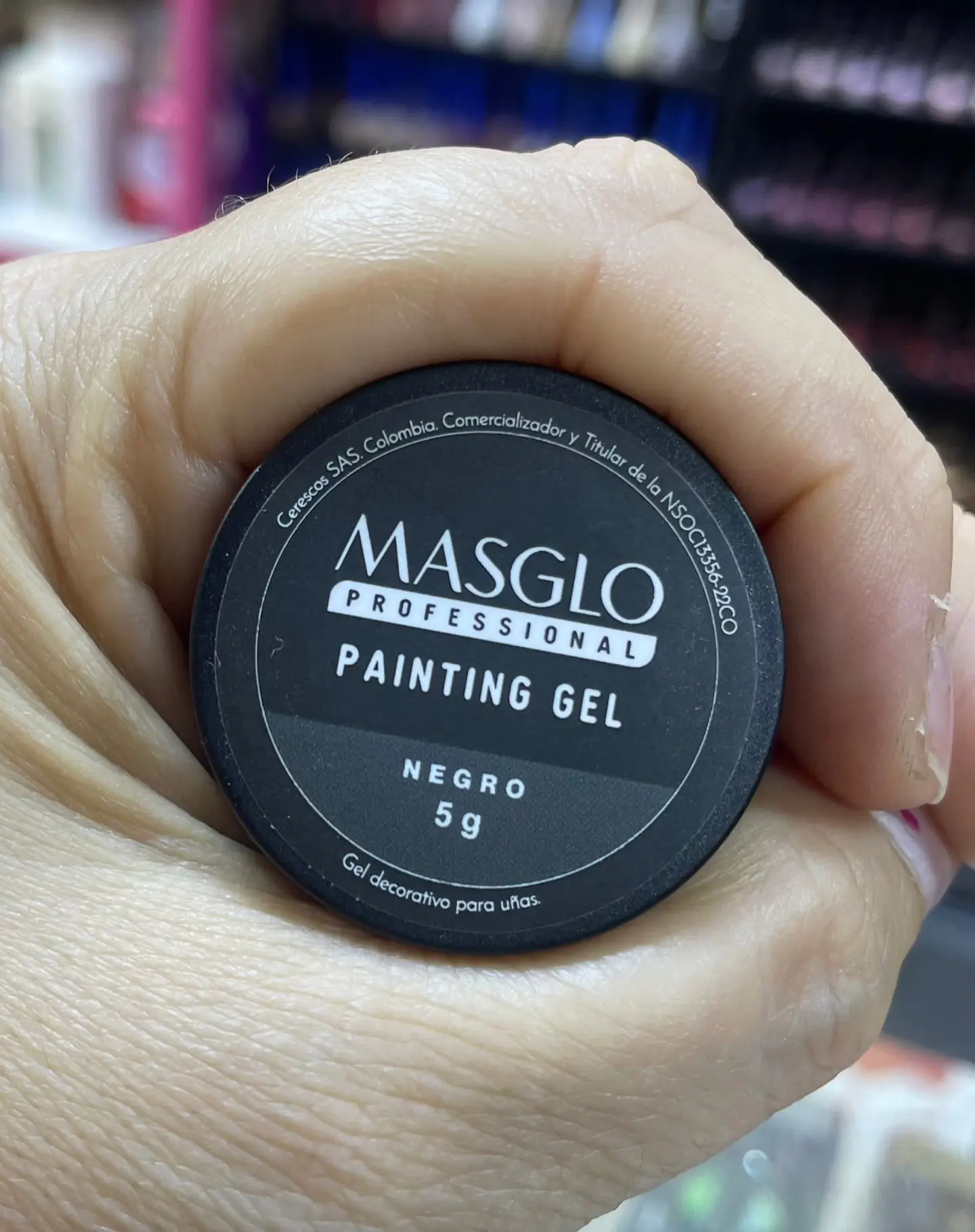 PAINTING GEL NEGRO MASGLO 1