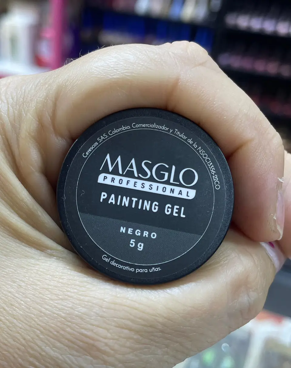 PAINTING GEL NEGRO MASGLO 1