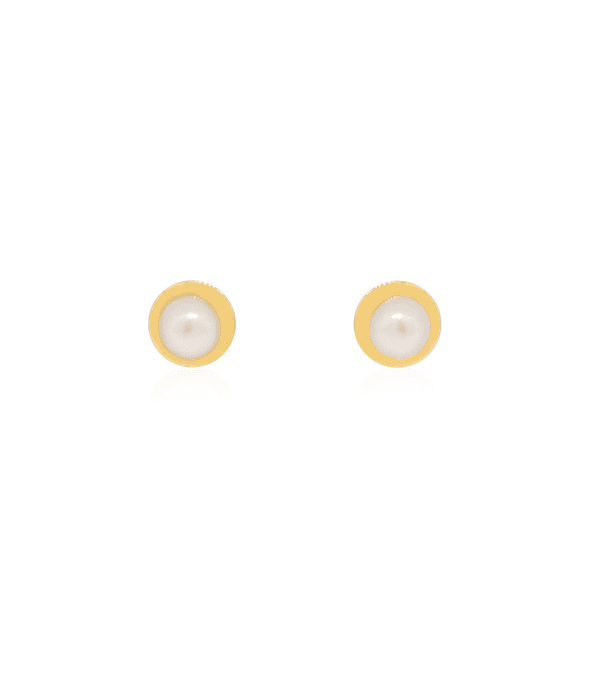 Aros Oro 18kt Perla Cultivada 3,5mm
