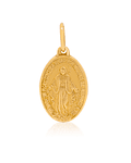 Colgante Oro 18kt Virgen Milagrosa 19mm