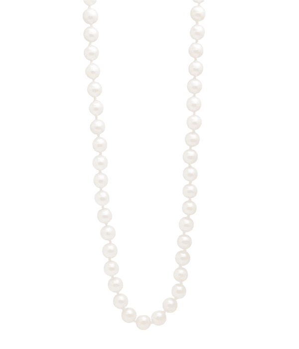 Collar Perlas cultivadas con broche de Oro Amarillo 18 kt 