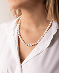 Collar Perlas Cultivadas ,con Broche de Oro Amarillo de 18kt