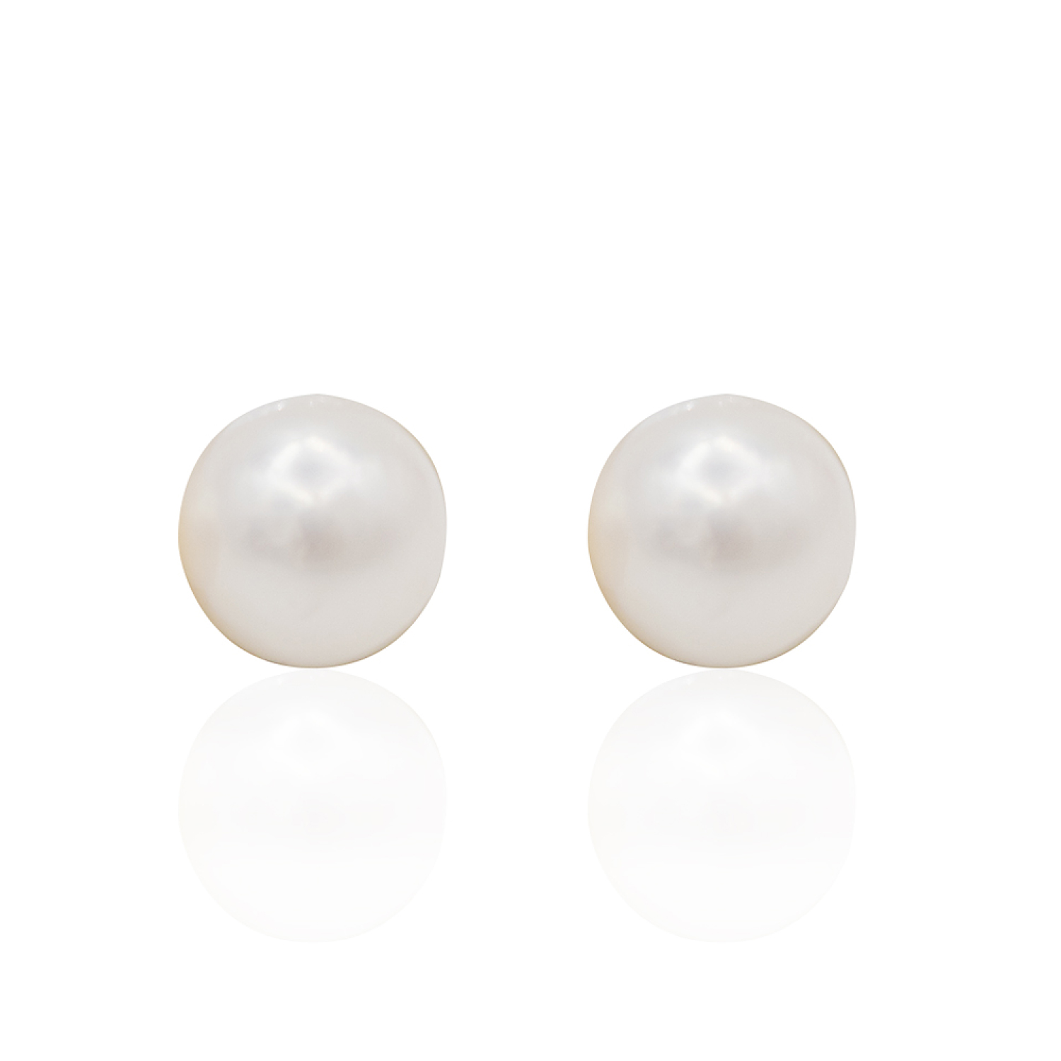 Aros de Oro 18kt Perla Cultivada de 8.0mm a 8.5mm 1