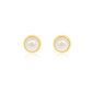 Aros de Oro 18kt Perlas Cultivadas de 4.0mm-4.5mm - Miniatura 1