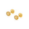 Aros de Oro 18kt Perlas Cultivadas de 3.0mm
