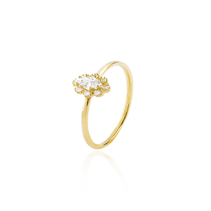 Anillo de Oro 18kt Lady Circonita