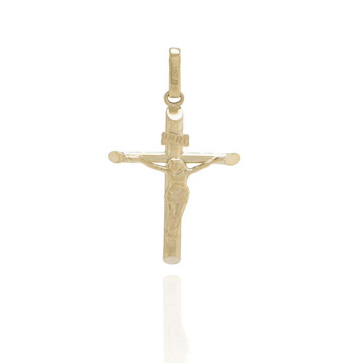 Colgante de Oro 18kt Cruz Cristo 1