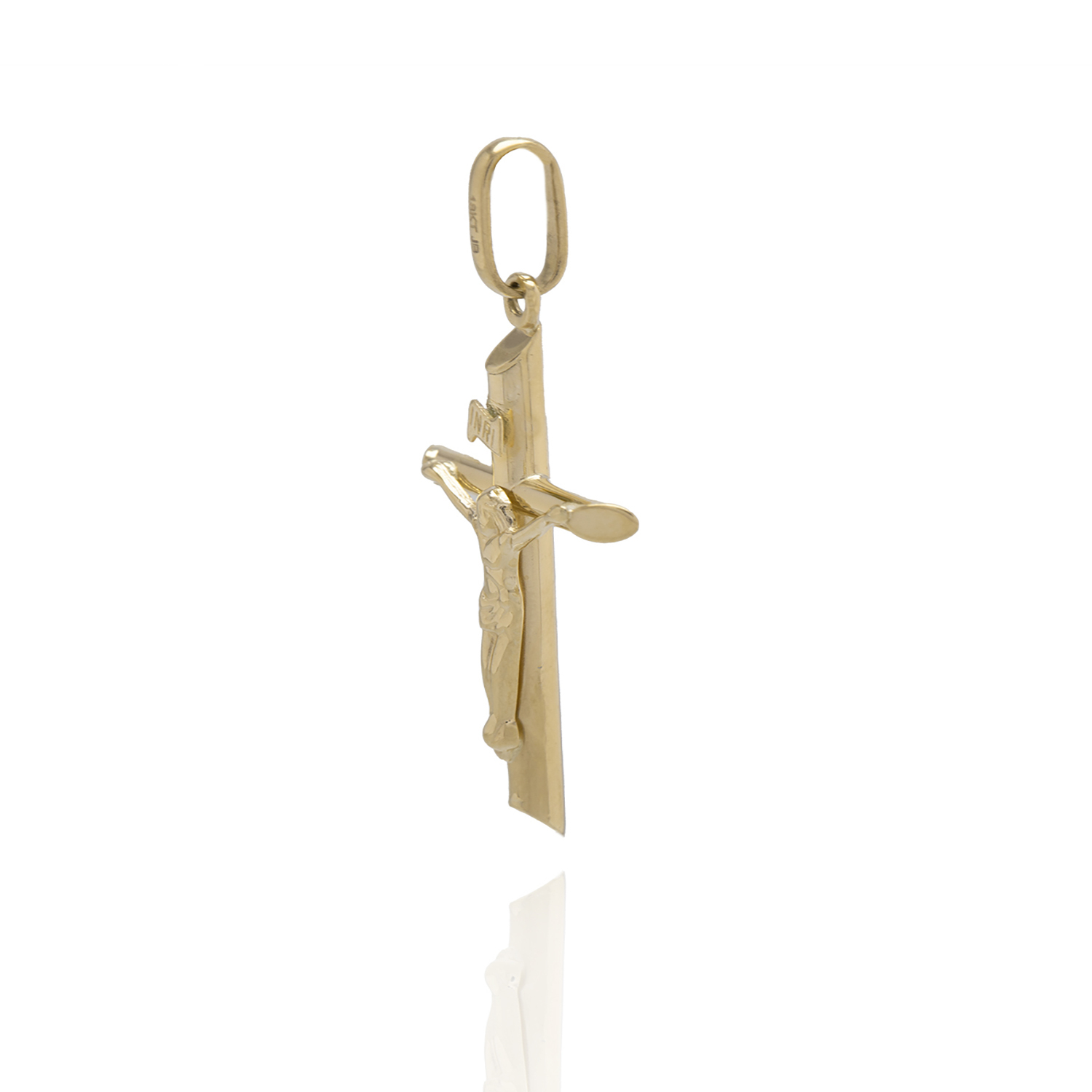 Colgante de Oro 18kt Cruz Cristo 2
