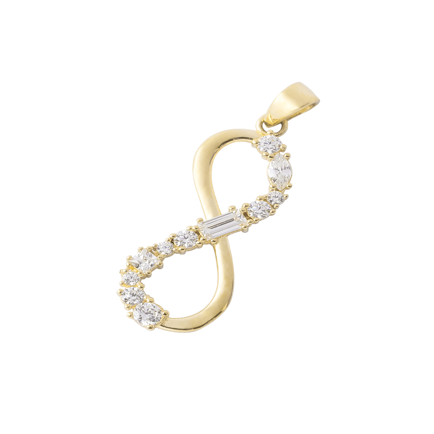 Colgante Oro Amarillo 18kt Infinito Prince 1