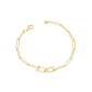 Pulsera de Plata Esterlina 925 Cadenas Revestido en Oro 18kt - Miniatura 2
