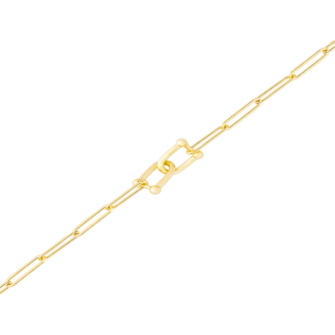 Pulsera de Plata Esterlina 925 Cadenas Revestido en Oro 18kt 1
