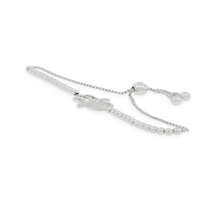 Pulsera de Plata Esterlina 925 Mano de Fátima Ajustable 1