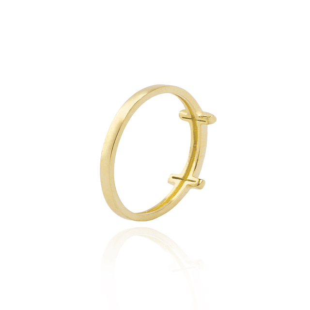 Anillo de oro 18kt I Liso