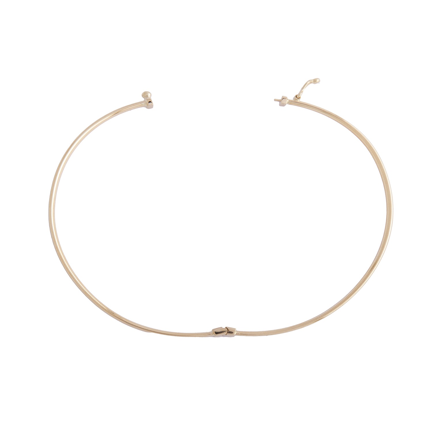 Pulsera de Oro 18kt Esclava Tipo Delgada 3
