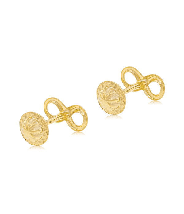 Aros de Oro 18kt Infinito Modelo Liso